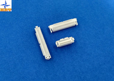 Cina White 1.00mm Pitch Wire To Board Connectors Nylon66 Female Gender SHLD pemasok