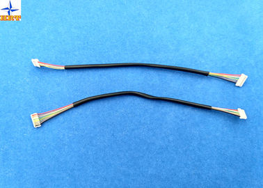 Cina kawat harness dengan 0.8mm pitch kompatibel konektor kabel IDC SUR dengan lengan panas menyusut pemasok